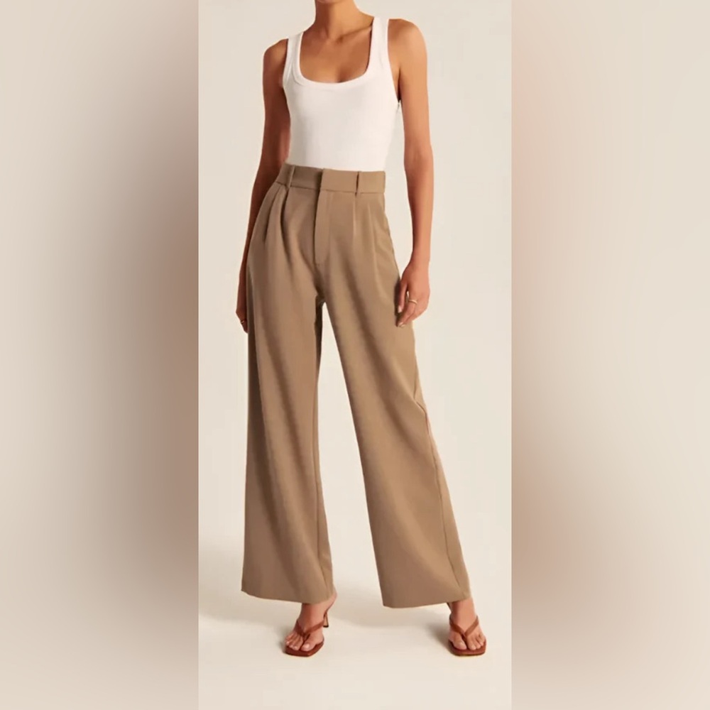 Wide Leg Tailored Pants